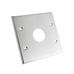 COVER PLATE FOR CLOSET - CHROME