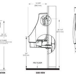 WATERFREE URINAL - WALL MOUNT