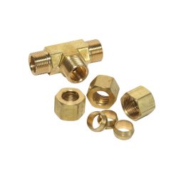 3/8 OD COMP CHECK TEE ASSEMBLY