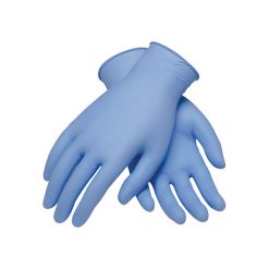 NITRILE GLOVES - BLUE 4 MIL LARGE (BX 100)