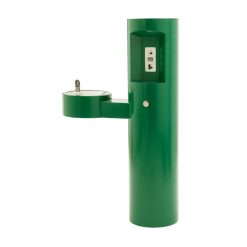 MURDOCK GYM75 - BARRIER-FREE ROUND PEDESTAL FOUNTAIN WITH BOTTLE FILLER