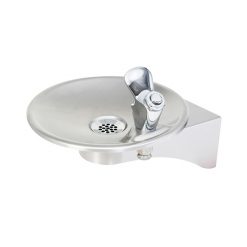 MURDOCK GWB24 - WALL MOUNTED DRINKING FOUNTAIN WITH PUSH BUTTON BRASS BUBBLER