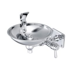 CENTRAL BRASS 0366-HX8VWB - WALL MOUNT DRINKING FOUNTAIN WITH SELF CLOSING LEVER HANDLE