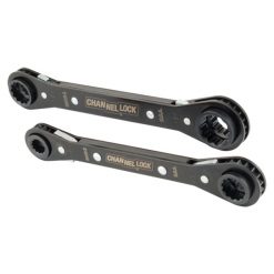 CHANNELLOCK 841S SAE 2 PC RATCHETING WRENCH SET (8 SIZES)