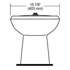 FLOOR MOUNTED 1.1 GPF TO 1.6 GPF ADA UNIVERSAL TOILET