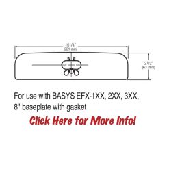 TRIM PLATE - 8" CENTERSET SINK