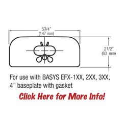 TRIM PLATE - 4" CENTERSET SINK