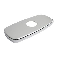 TRIM PLATE KIT - W/ SPACER - 4" (CHROME)