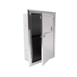 S/S RECESSED SANITARY NAPKIN DISPOSAL