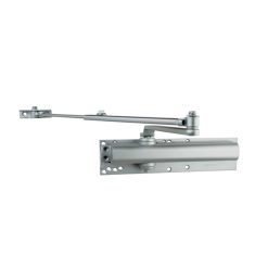 ALUM DOOR CLOSER W/ COVER & UNIVERSAL MOUNTING PLATE