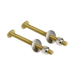 CLOSET BOLTS BRASS 5/16” X 3-1/2" (PR)