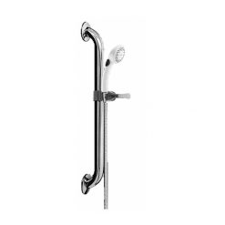 HAND SHOWER UNIT W/24" S/S GRAB BAR