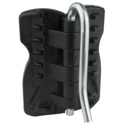 OVER HINGE - DOOR STOP - BLACK