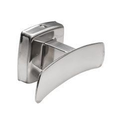 BRITE S/S DOUBLE ROBE HOOK