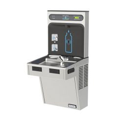 HALSEY TAYLOR HTHB-HACG8SS-WF S/S BOTTLE FILLING STATION W/SINGLE "GREEN" ADA COOLER W/ FILTER