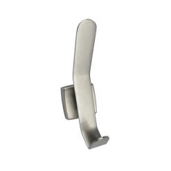 S/S COAT AND HAT HOOK - SATIN FINISH