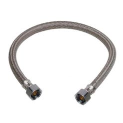 CSB INTERNATIONAL SS8-30F S/S FAUCET SUPPLY LINE 1/2” FIP X 1/2” FIP X 30”