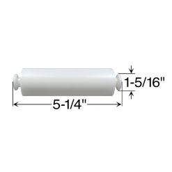 TOILET TISSUE ROLLER PLASTIC