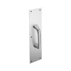 ALUMINUM PULL PLATE - 3 1/2 X 15 PLATE W/5 1/2 ON CNTR PULL