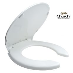 HD REG WHITE O/F CLOSET SEAT W/COVER