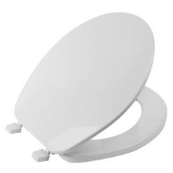 WHITE REG CLOSET SEAT W/LID