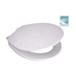 CLOSET SEAT - WHITE REG CF W/COVER