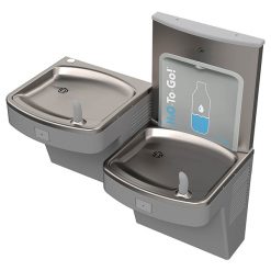 MURDOCK A172108F-UBL-BF1 BI-LEVEL ADA WATER COOLER WITH PUSH BUTTON BOTTLE FILLER (FLEXIBLE BUBBLER)