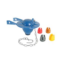 FLAPPER - FITS MOST WATER SAVER W/COLOR CODED INSERTS