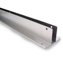 STAINLESS STEEL CONTINUOUS TWO EAR WALL BRACKET 3/4" X 57"