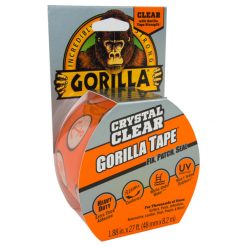 GORILLA GLUE 6027002 GORILLA CLEAR REPAIR TAPE 1.88 IN X 9 YD