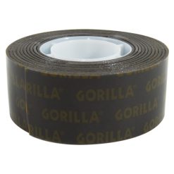 GORILLA GLUE 6055002 GORILLA BLACK DOUBLE SIDED MOUNTING TAPE 1 IN. X 60 IN.HEAVY DUTY HOLDS UP TO 30 LBS