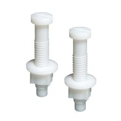 NYLON TOILET SEAT HINGE BOLT SET