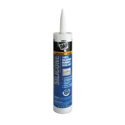 WHITE SILICONE SEALANT - 10 OZ