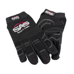 XL MECHANICS IMPACT BREATHABLE NYLON TOP GLOVES W/ PADDED PALM