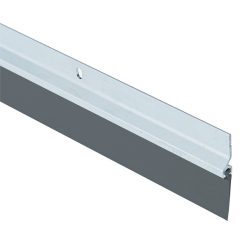 ANODIZED ALUMINUM W/ VINYL DOOR SWEEP 1-7/8”