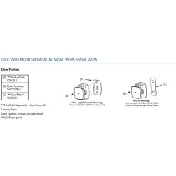 RIXSON 997510M-689 MAGNETIC DOOR RELEASE ARMATURE