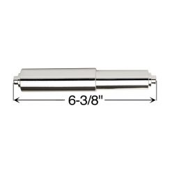 TOILET TISSUE ROLLER CHROME PLASTIC 5/8” ENDS