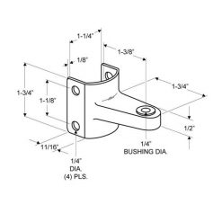 TOP PARTITION HINGE