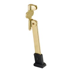 5" BRASS PLATED HEAVY DOOR STOP