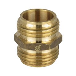 3/4" DBLE MALE BRASS HOSE ADAPTER