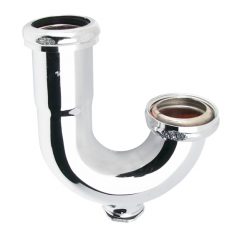 1-1/2" SINK TRAP 'J' BEND GJ W/CO 17 GA