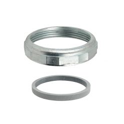 2" CP SJ NUT W/ RUBBER WASHER