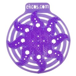 EKCOS INNOVATIONS PWR-12P PURPLE (LAVENDER) 30 DAY ANTI-SPLASH URINAL SCREENS (2 PC)
