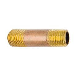 3/8" X 2-1/2" BRASS NIPPLE