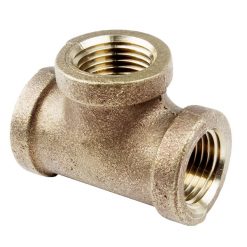 1/4" IPS BRASS TEE