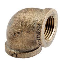 1/4" IPS BRASS 90 DEG ELL