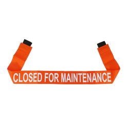 MAGNETIC DOOR BARRIER CFM-01 “CLOSED FOR MAINTENANCE” - ORANGE MAGNETIC DOOR BARRIER FOR 36” DOORWAY