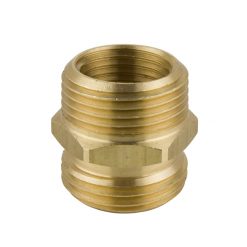 3/4" NH X 3/4" MIP DBL MALE HOSE CONN