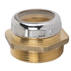 1-1/4 OD X 1-1/2 MALE WASTE CONNECTOR W/CP NUT