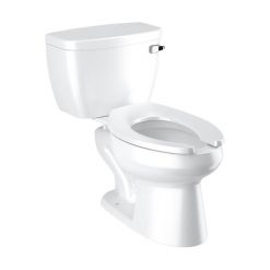 1.6 GPF ELONG FLOOR MT TOILET PRESSURE ASSIST 2 PC TOILET-STD HGT SLOANTEC COATED W/ RH TANK